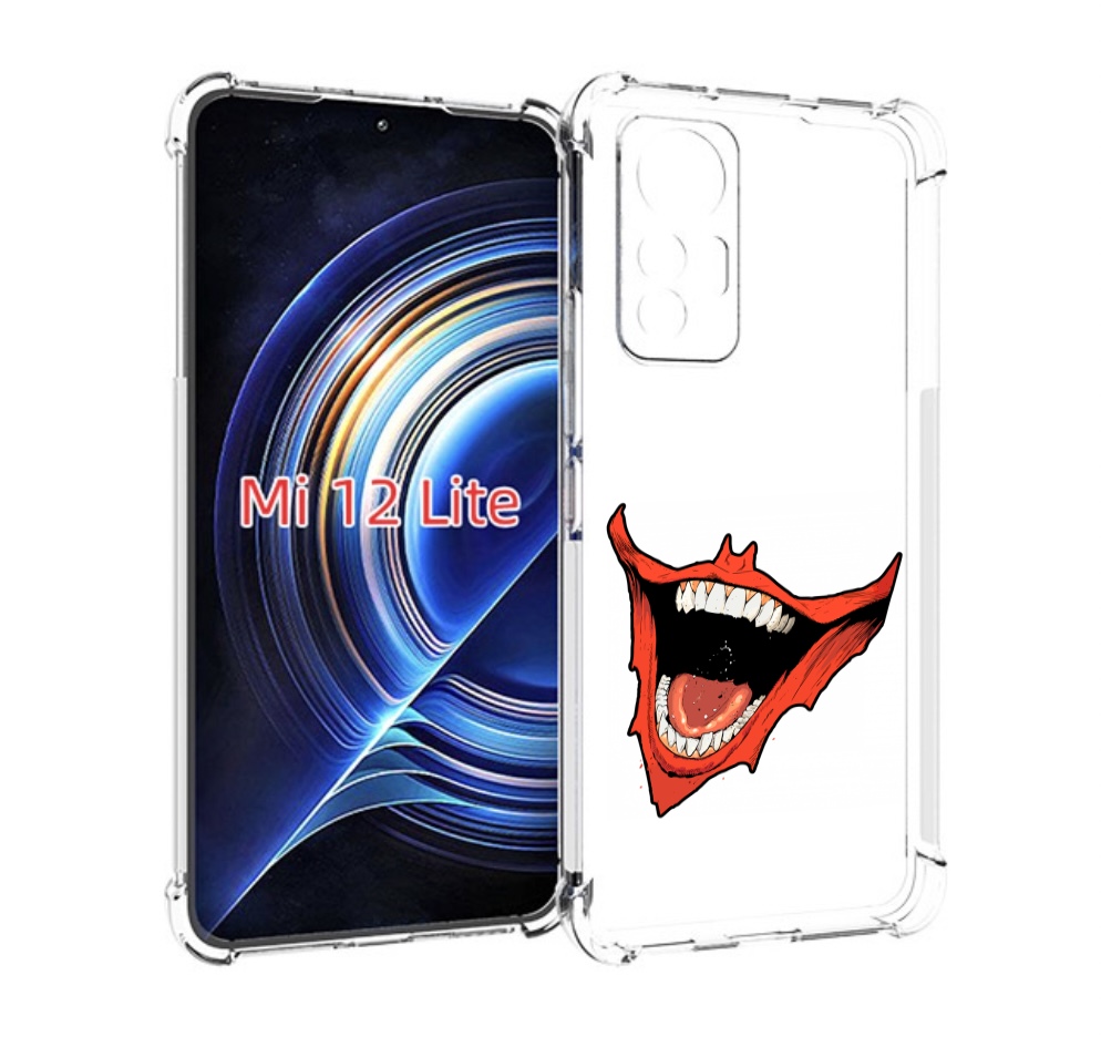

Чехол MyPads страшная-улыбка для Xiaomi 12 Lite, Прозрачный, Tocco