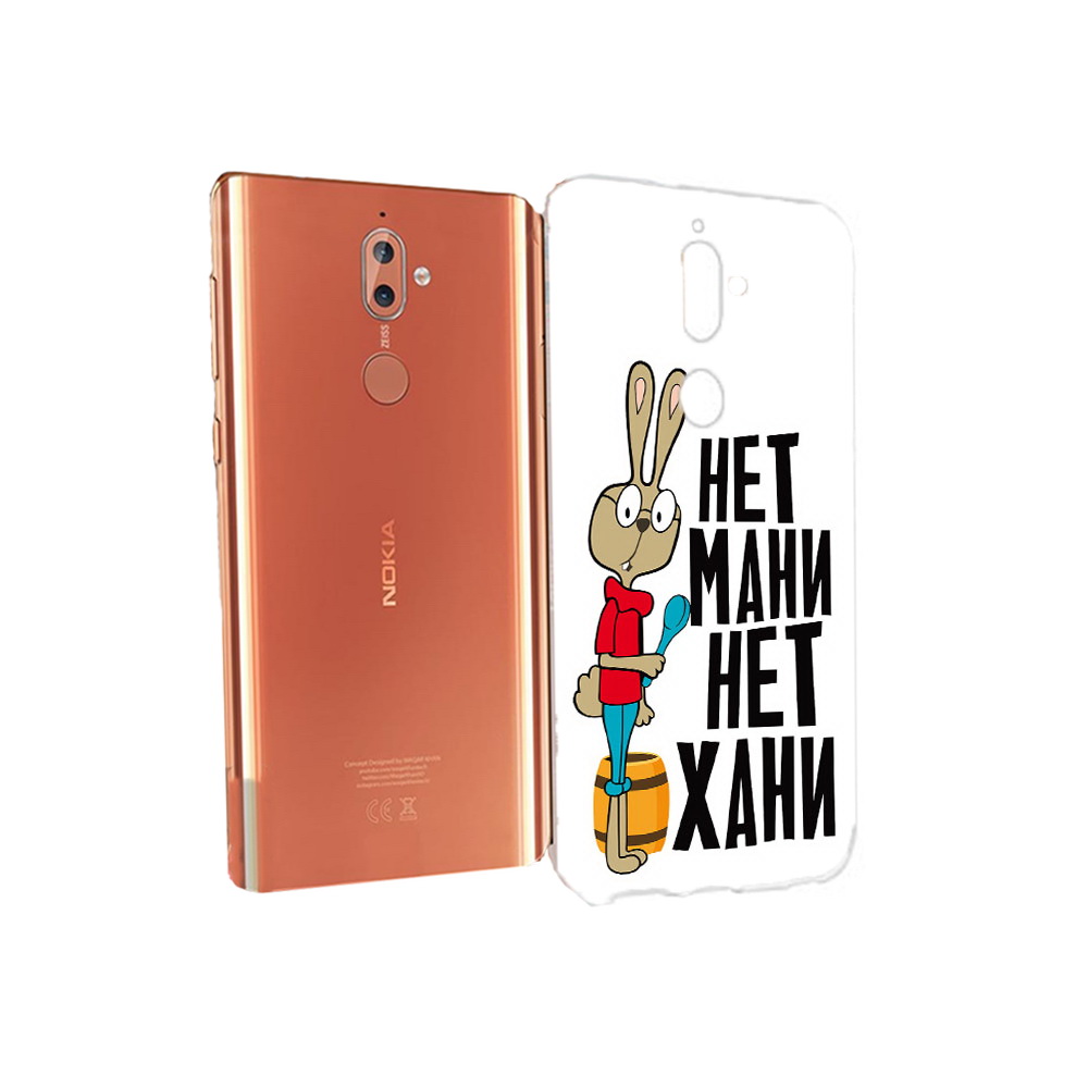 

Чехол MyPads Tocco для Nokia 9 нет мани нет хани (PT126479.94.521), Прозрачный, Tocco
