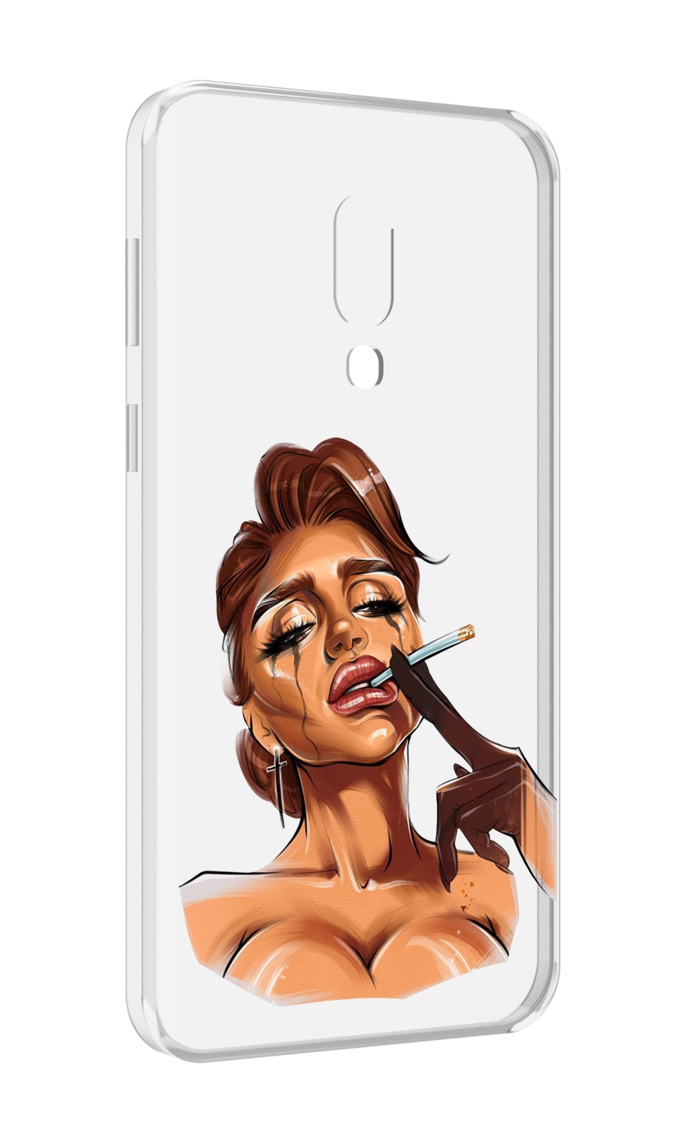 

Чехол MyPads плачущая-девушка-с-сигаретой женский для Meizu 16 Plus / 16th Plus, Прозрачный, Tocco