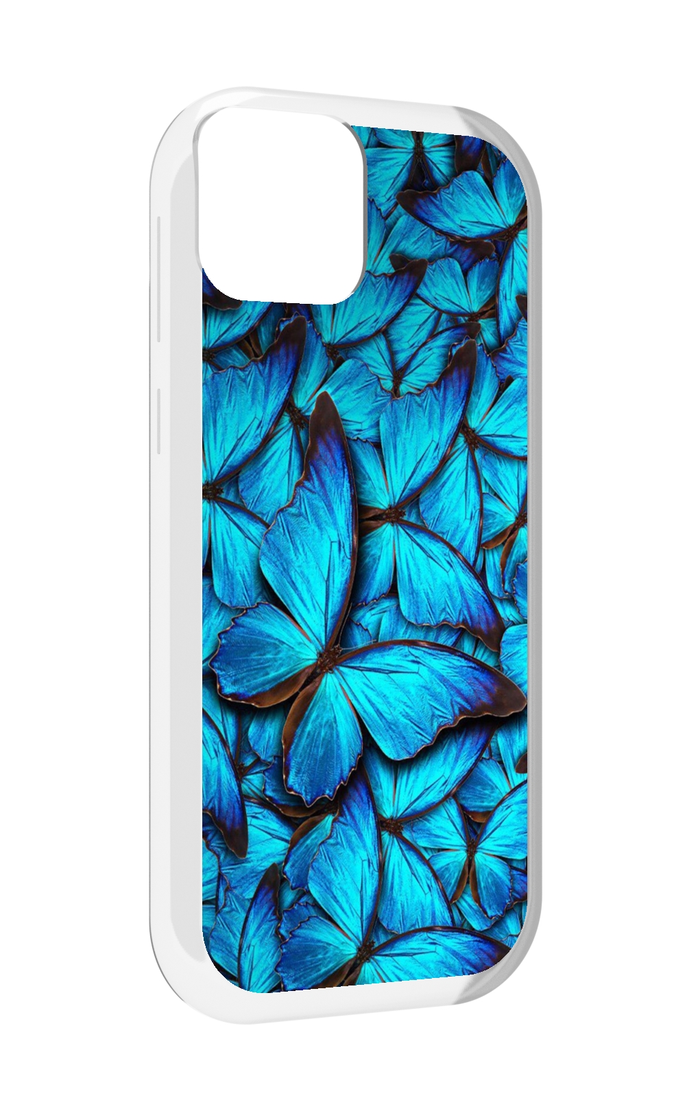 

Чехол MyPads бирюзовые бабочки для UleFone Note 6 / Note 6T / Note 6P, Прозрачный, Tocco