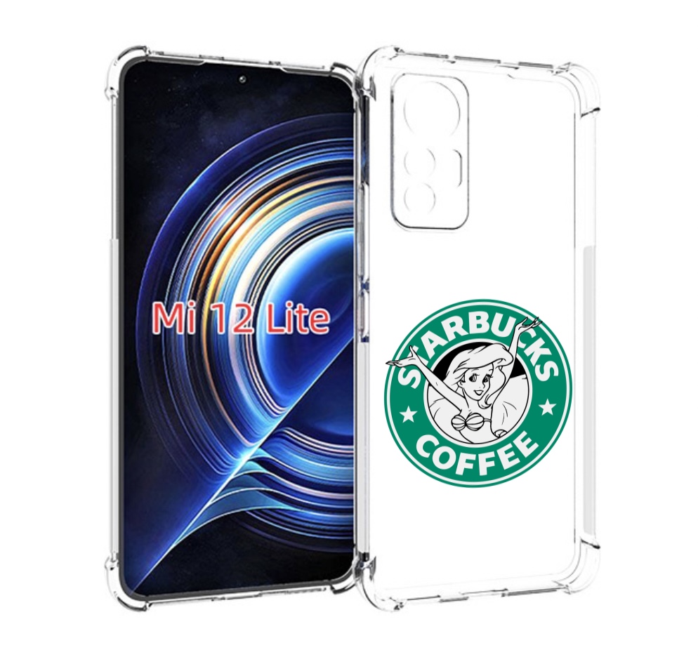 

Чехол MyPads старбакс-кофее для Xiaomi 12 Lite, Прозрачный, Tocco