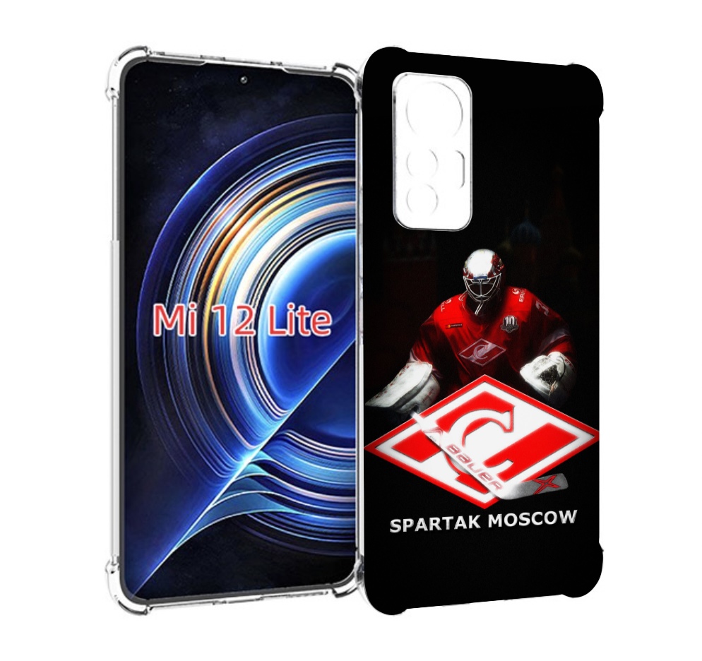 

Чехол MyPads спартак хоккеи мужской для Xiaomi 12 Lite, Прозрачный, Tocco
