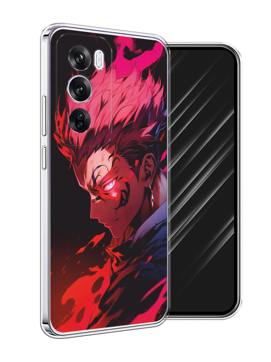 

Чехол Awog на Oppo Reno 12 Pro "Взгляд Сукуны", Розовый;красный;черный, 2517150-1