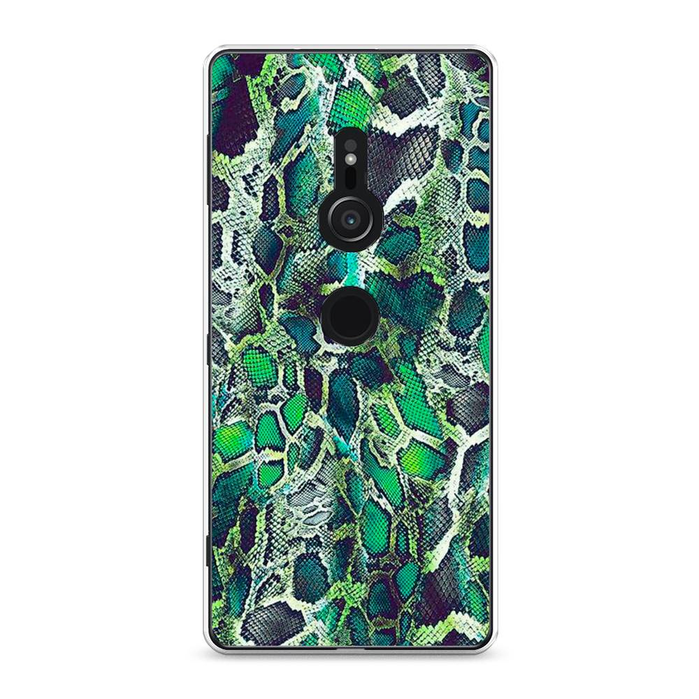 

Чехол Awog на Sony Xperia XZ2 "Зеленая кожа змеи", Разноцветный, 52850-3