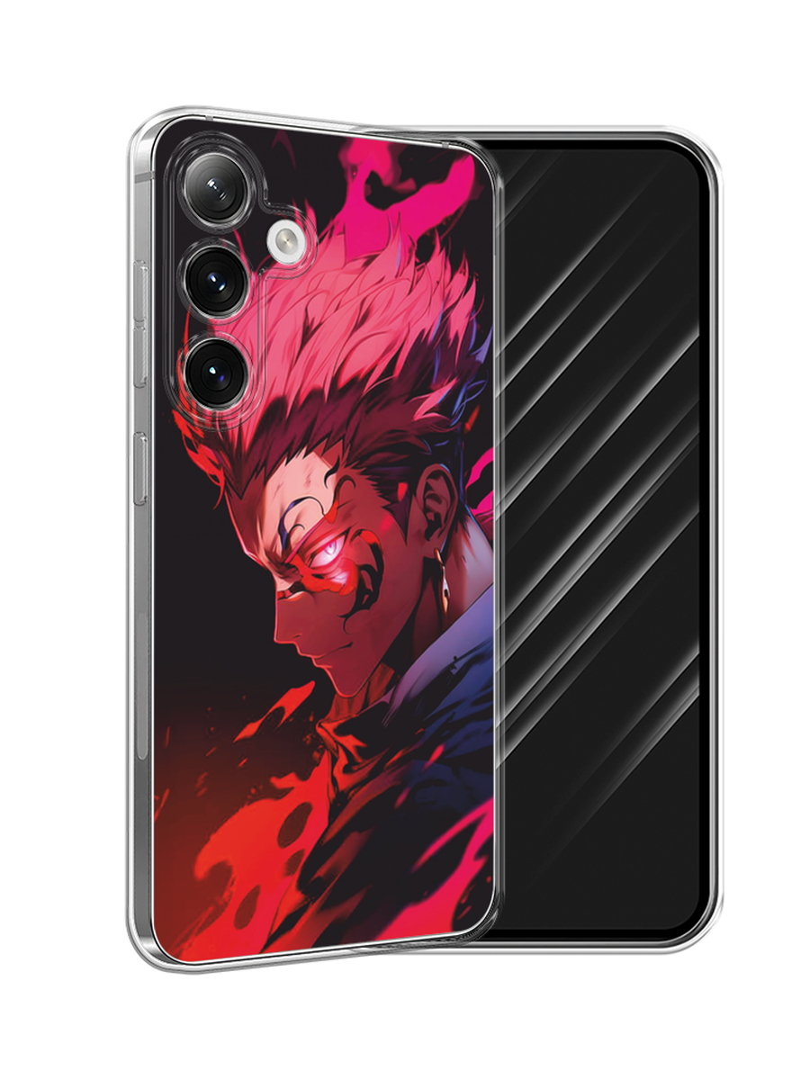 

Чехол Awog на Samsung Galaxy S24 "Взгляд Сукуны", Розовый;красный;черный, 2109050-1