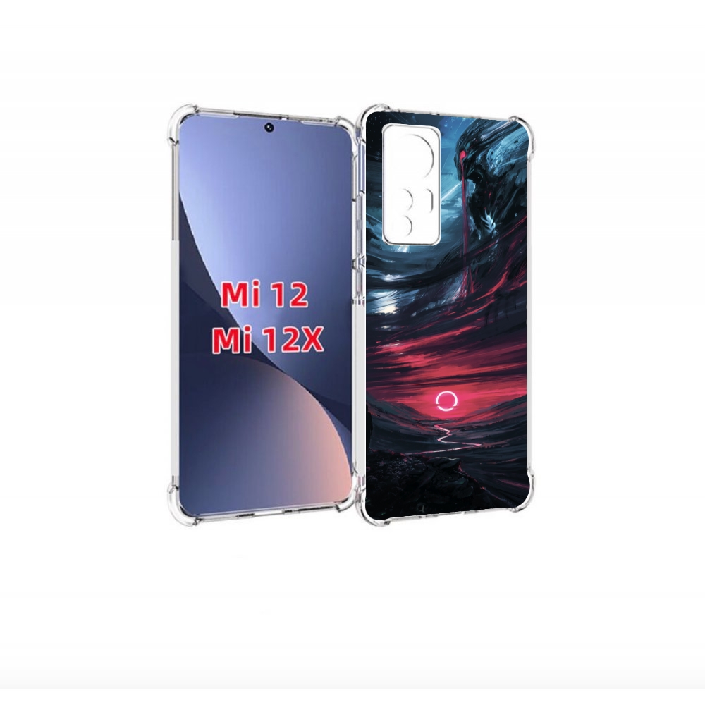 

Чехол бампер MyPads страшный мир для Xiaomi 12., Прозрачный, Tocco