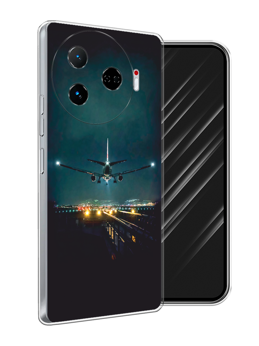 

Чехол Awog на Tecno Camon 30 Pro 5G "Ночной рейс", Черный, 305150-1