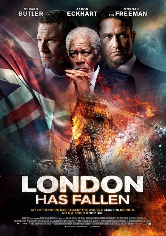 

Постер к фильму "Падение Лондона" (London Has Fallen) 50x70 см