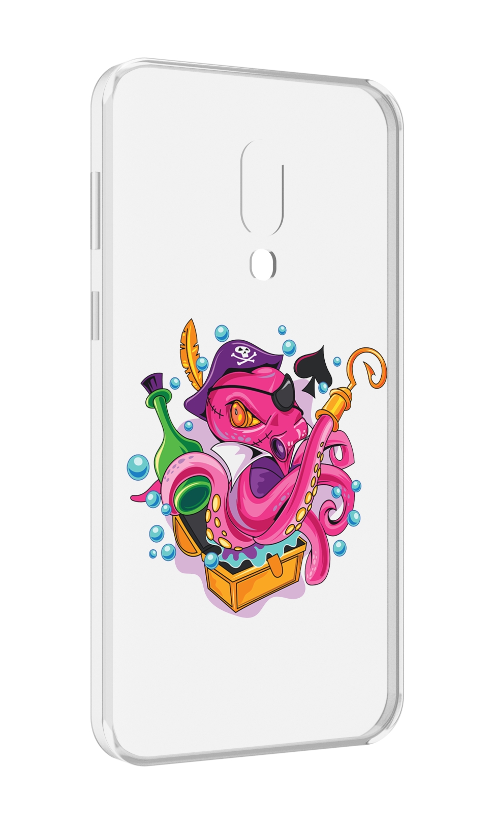 

Чехол MyPads осьминог пират детский для Meizu 16 Plus / 16th Plus, Прозрачный, Tocco