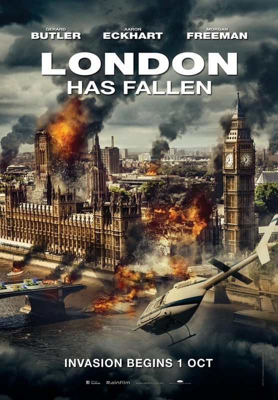 

Постер к фильму "Падение Лондона" (London Has Fallen) A4