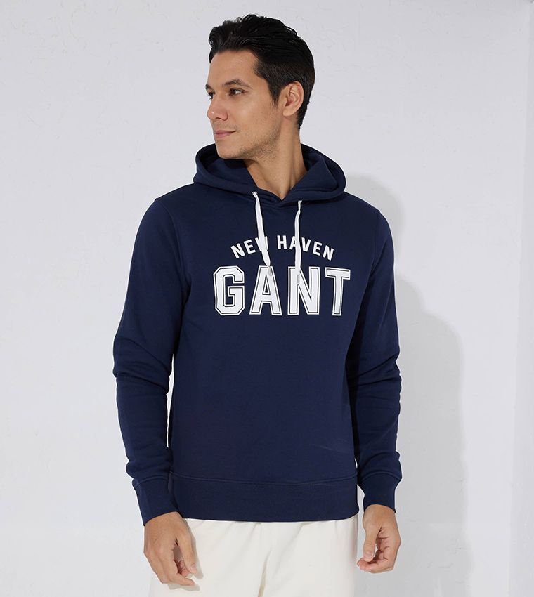 Толстовка мужская GANT 2047010 синяя 2XL