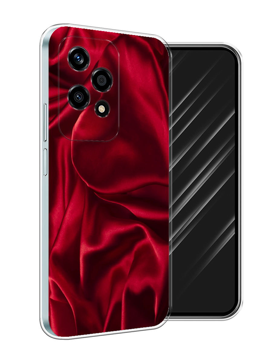

Чехол Awog на Honor 200 Lite "Текстура красный шелк", 6124650-1