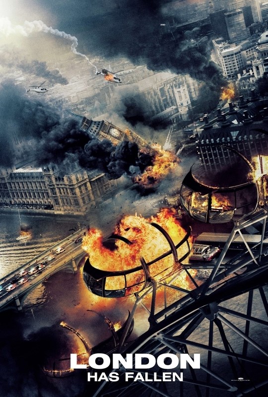 

Постер к фильму "Падение Лондона" (London Has Fallen) Оригинальный 50,8x68,6 см