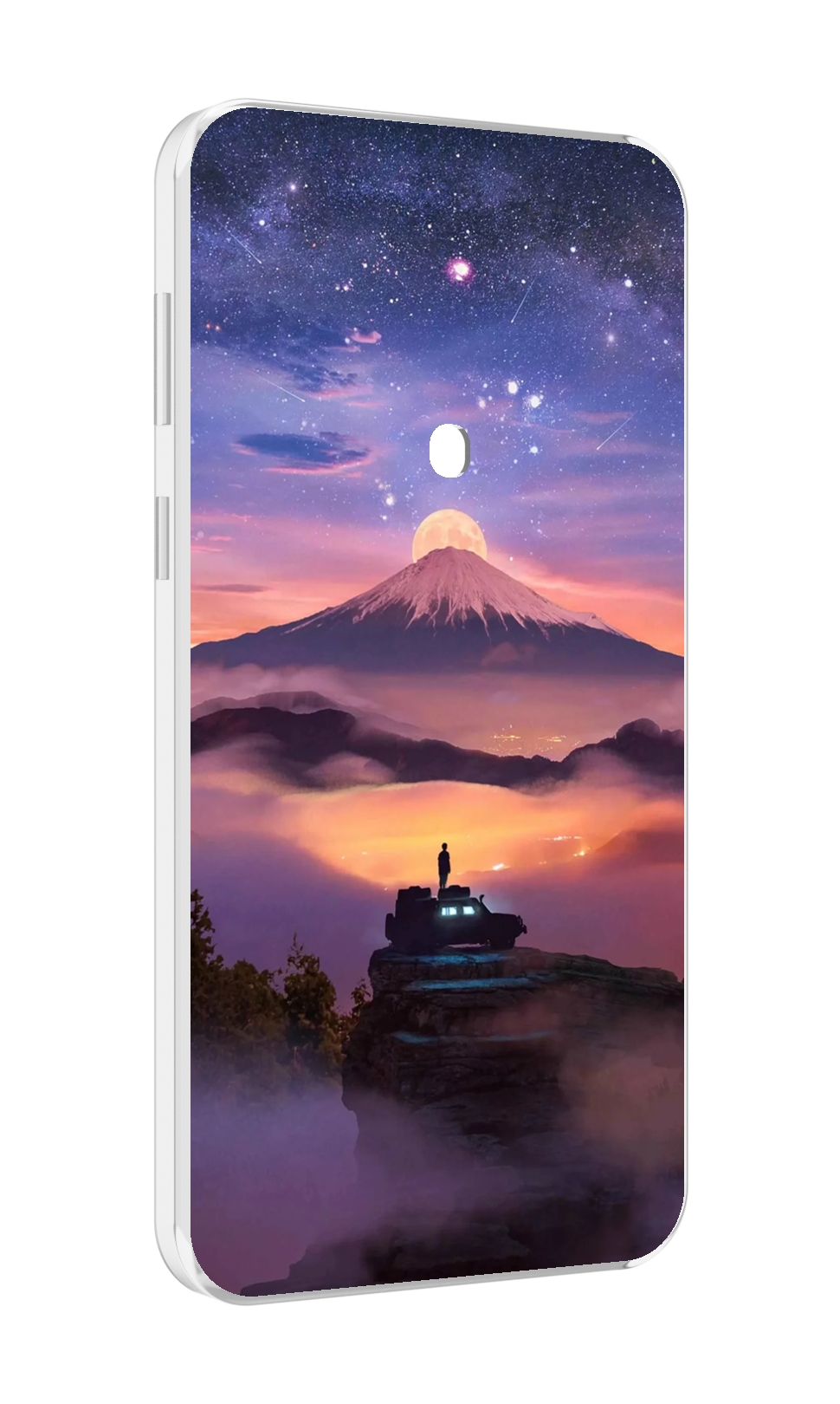 

Чехол MyPads ночь-в-горах для Meizu 16 Plus / 16th Plus, Прозрачный, Tocco