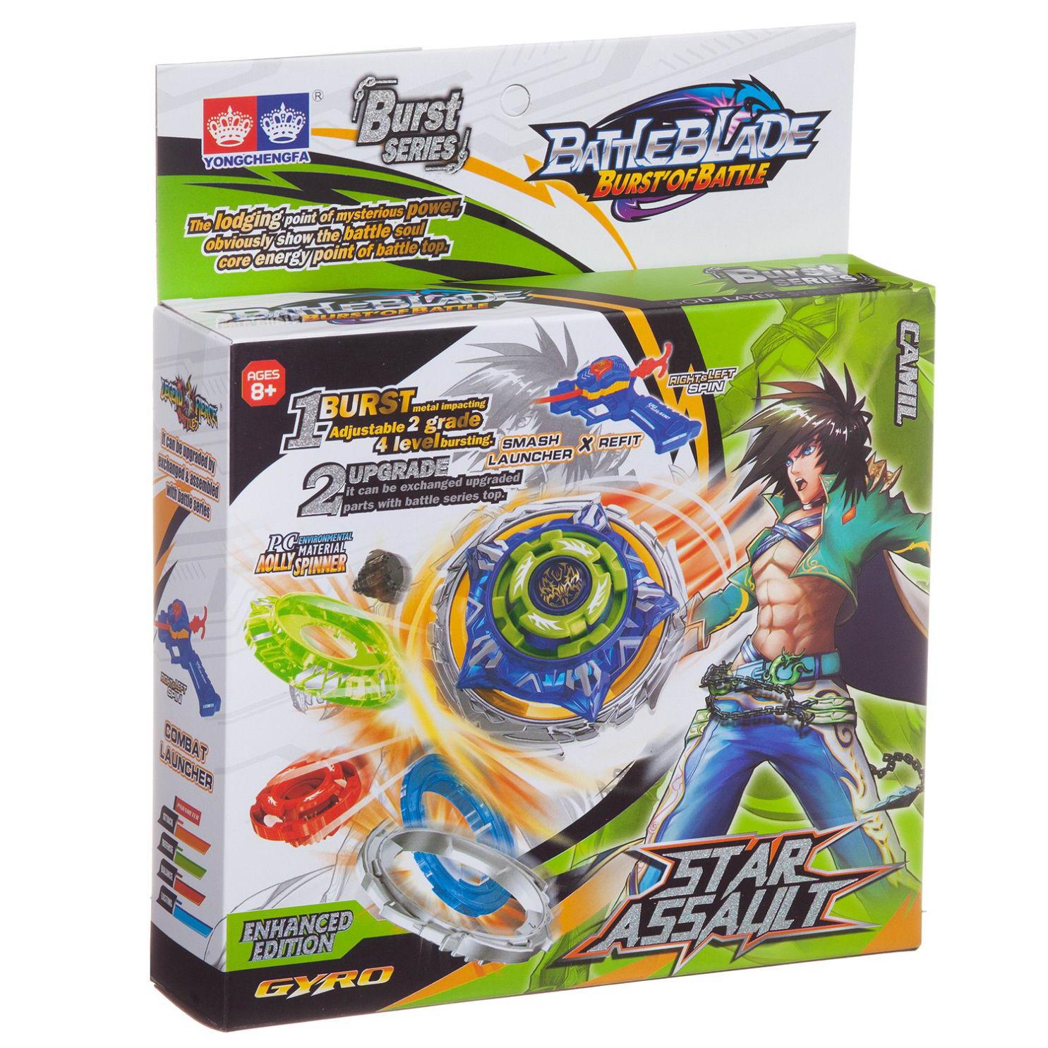 

Настольная игра Волчок Battle blade Star Assault Camil с пусковым устройством,19х23х5 см