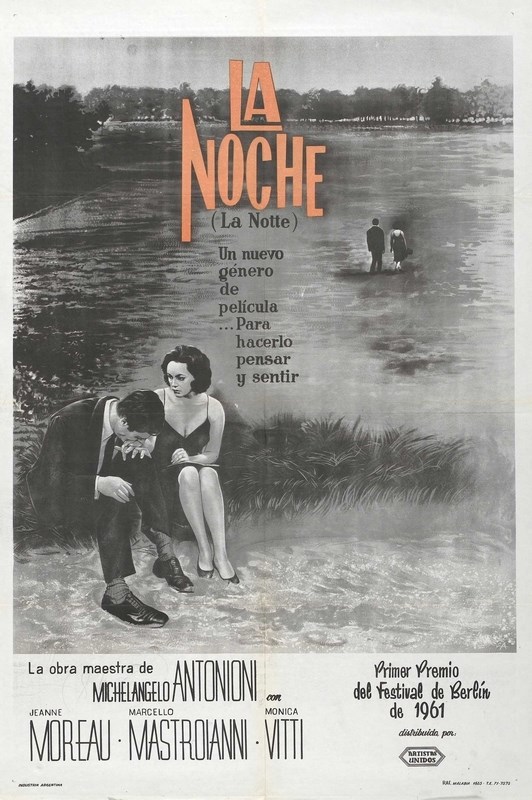 

Постер к фильму "Ночь" (La notte) Оригинальный 50,8x76,2 см