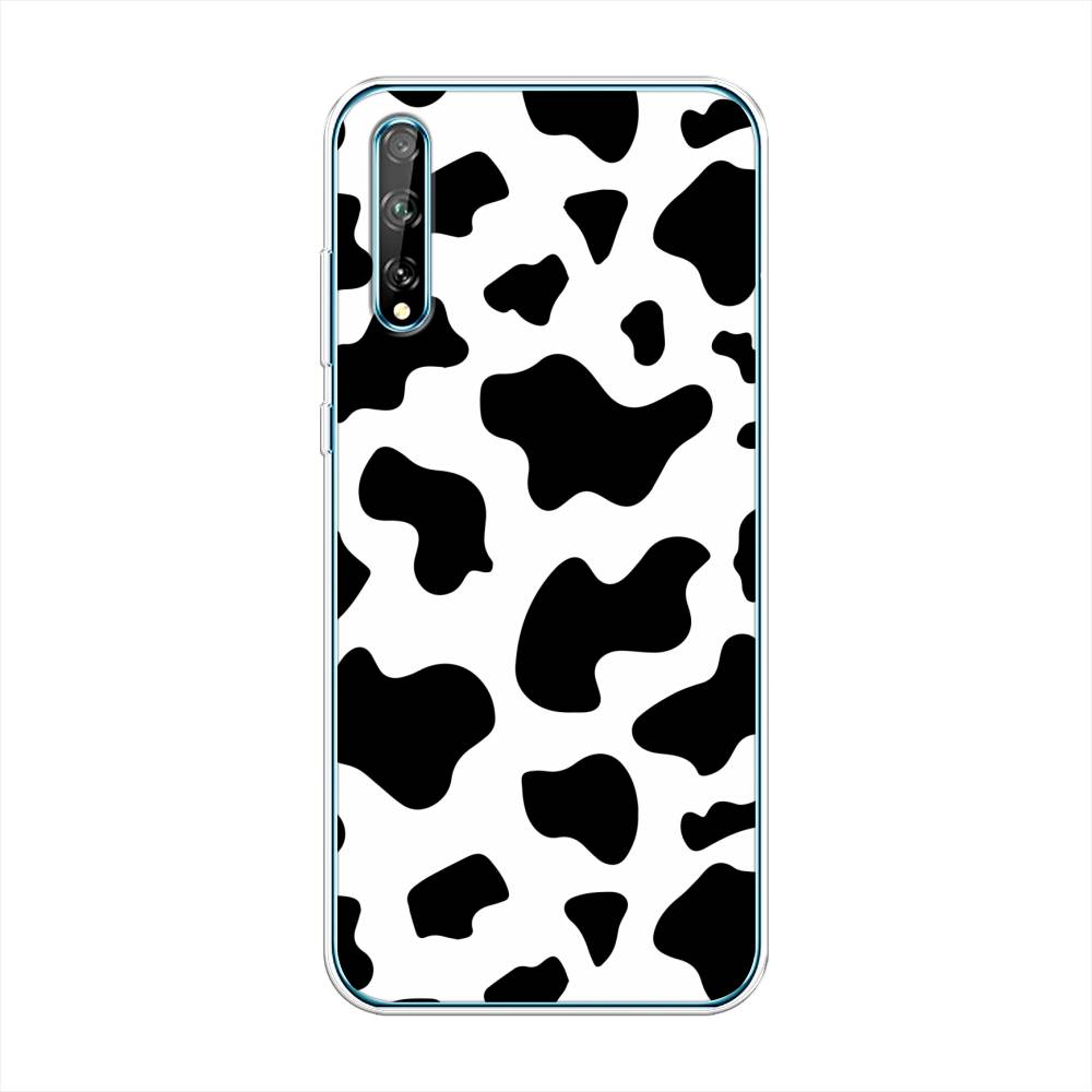 

Чехол Awog на Huawei Y8p "Пятна коровы", Белый;черный, 6103450-1
