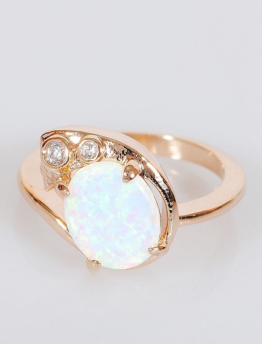 

Кольцо из бижутерного сплава р. 18 Lotus Jewelry 3031R-12oj, опал, 3031R-12oj