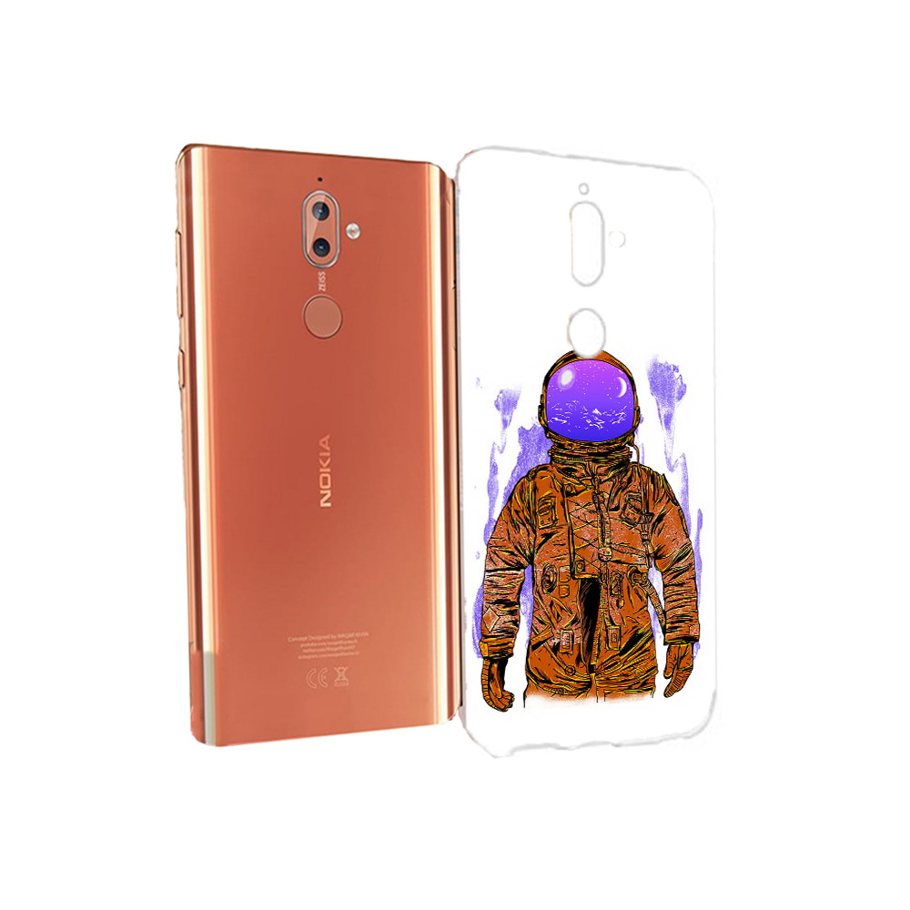 

Чехол MyPads Tocco для Nokia 9 нарисованный мужчина в скафандре (PT126479.94.510), Прозрачный, Tocco