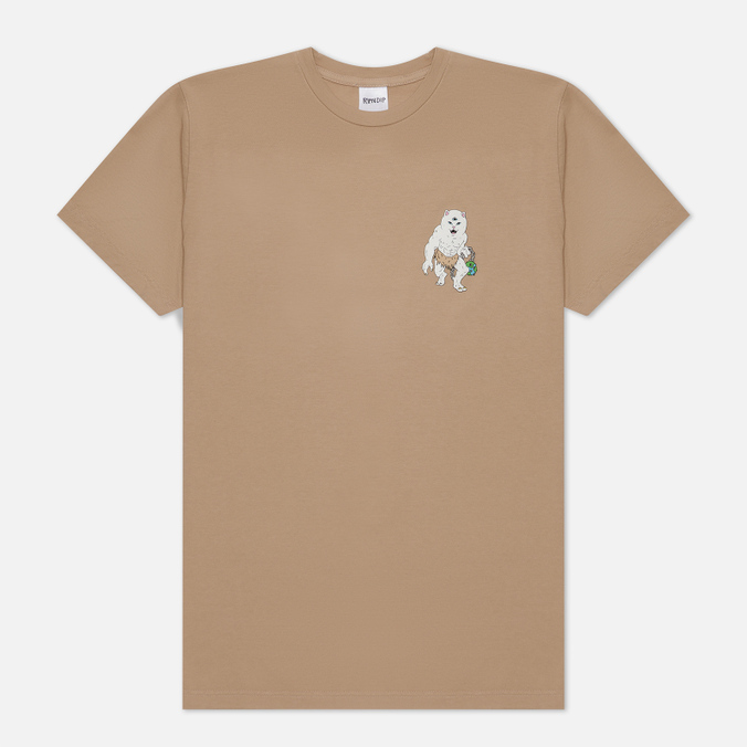 

Футболка мужская Ripndip RND9581 бежевая L, RND9581