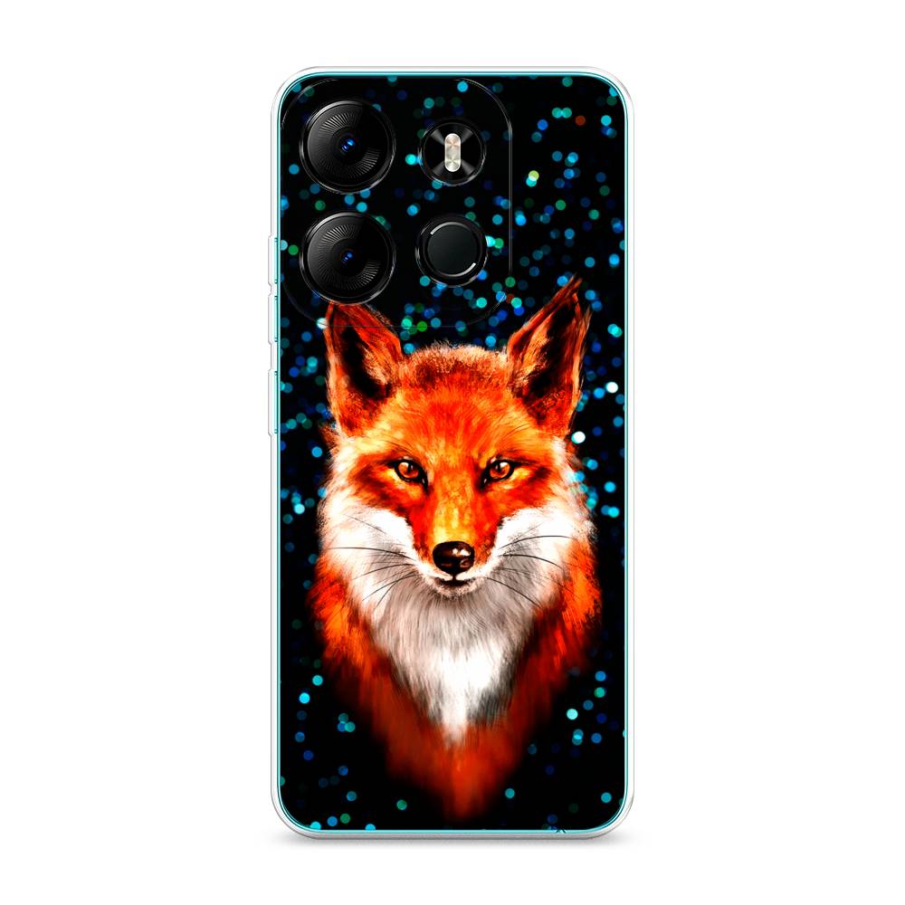 

Чехол Awog на Tecno Pop 7 Pro "Волшебная лиса", Оранжевый;черный;белый, 303450-1