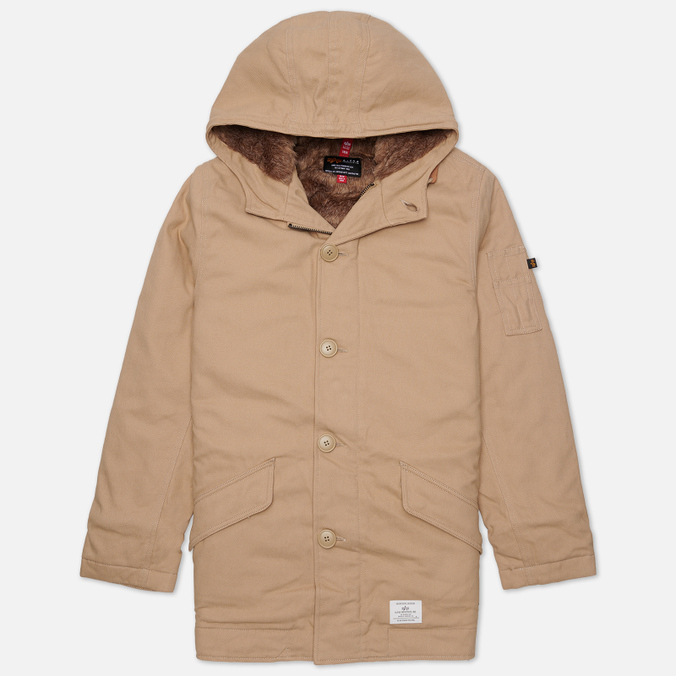 

Пуховик мужской Alpha Industries MJN51501C1-253 бежевый L, MJN51501C1-253