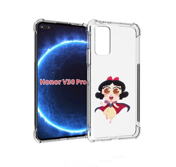 

Чехол бампер MyPads принцеска-нарисованная женский для Honor, Прозрачный, Tocco