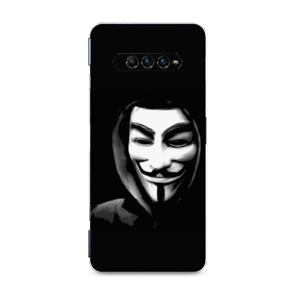

Чехол Awog на Xiaomi Black Shark 4 pro "Анонимус", Черный;серый;белый, 317650-5