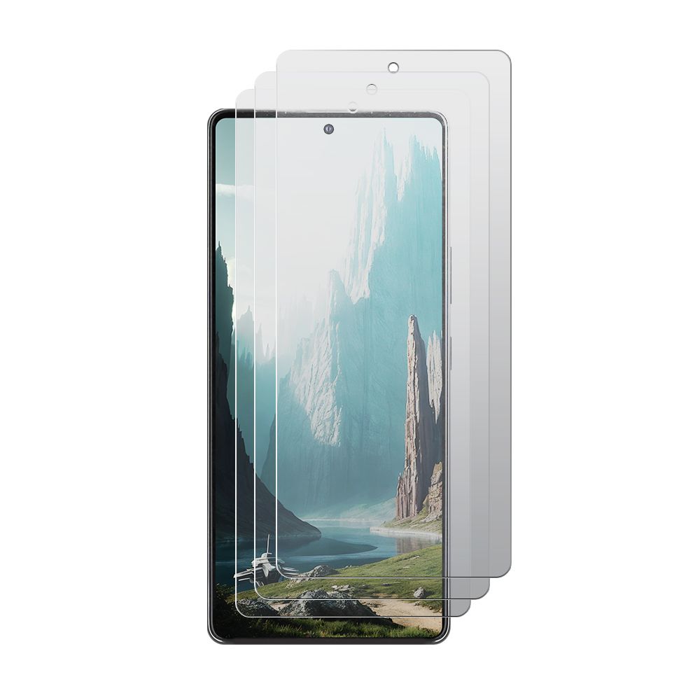 

Комплект из 3-х защитных гибридных стекол Матовых Krutoff для Infinix GT 20 Pro