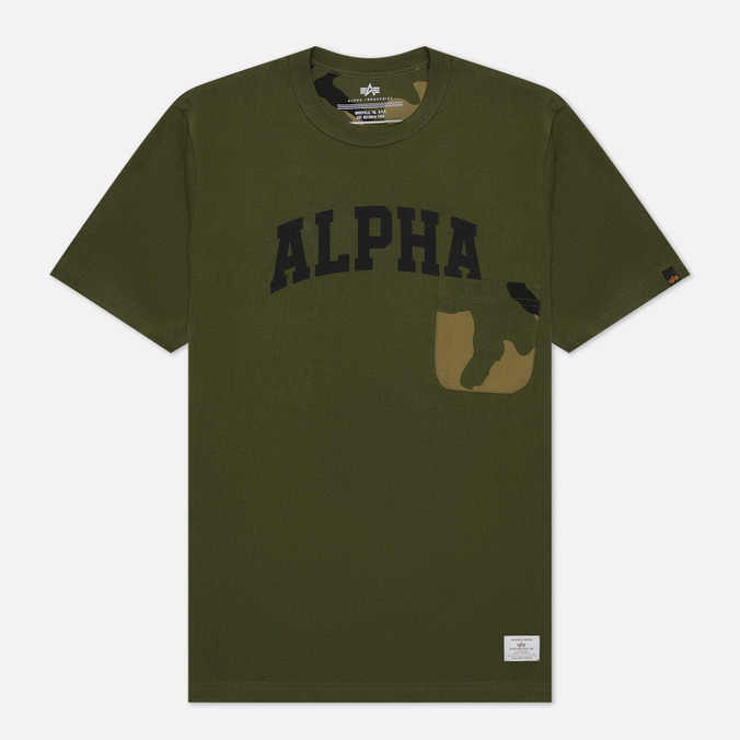 

Футболка мужская Alpha Industries UTP52001C1-303 хаки XL, UTP52001C1-303