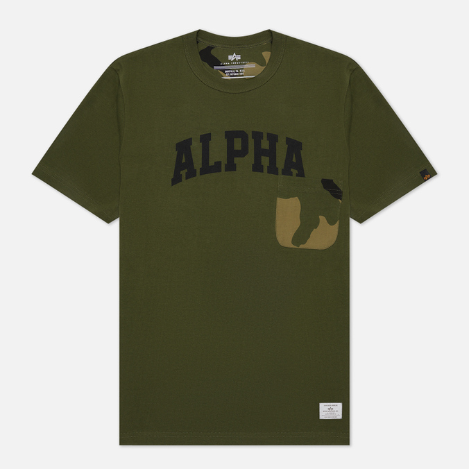 

Футболка мужская Alpha Industries UTP52001C1-303 хаки L, UTP52001C1-303