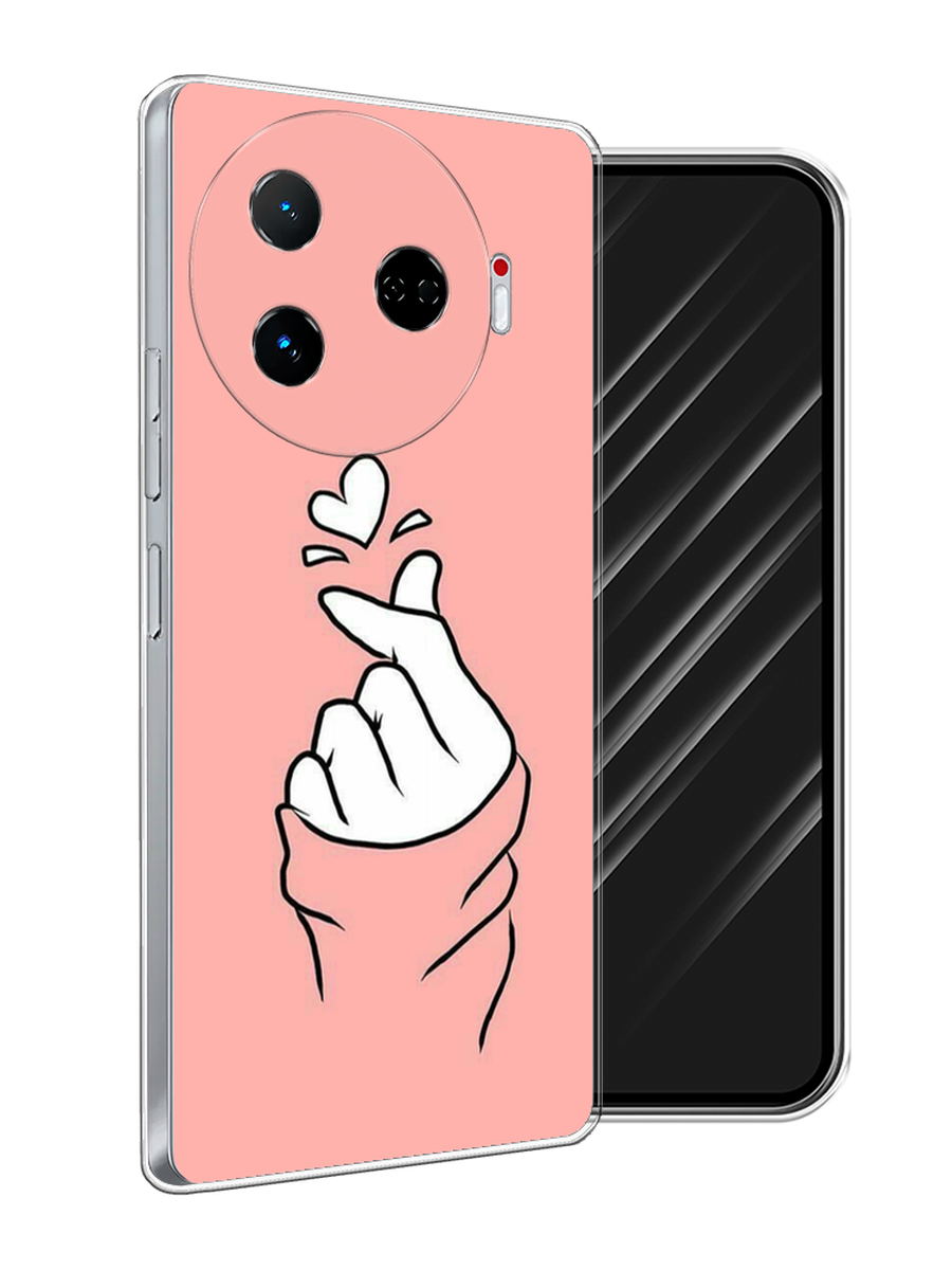 

Чехол Awog на Tecno Camon 30 Pro 5G "Любовь-щелк", Оранжевый, 305150-1
