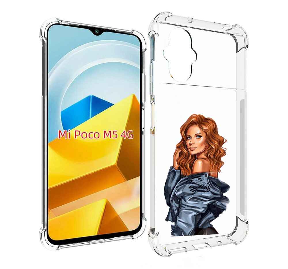 

Чехол MyPads Tocco для Xiaomi M5 Рыжая-девушка женский, Прозрачный, Tocco