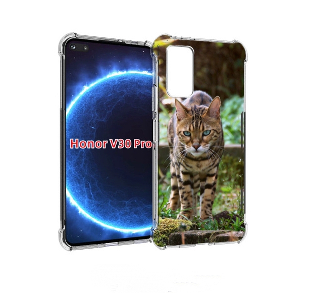 

Чехол бампер MyPads порода кошка бенгальская для Honor V3, Прозрачный, Tocco