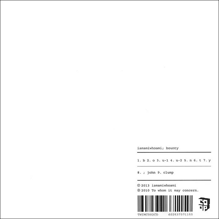 

Iamamiwhoami: Bounty (White Vinyl) (LP + DVD)