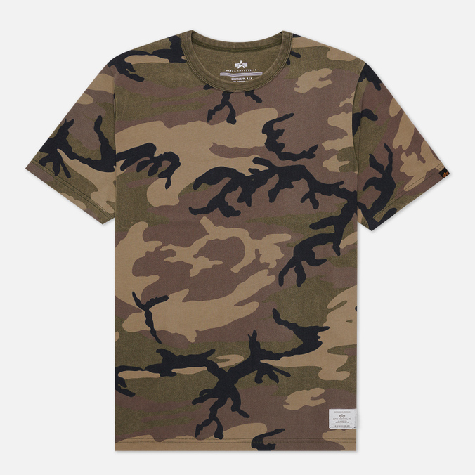 

Футболка мужская Alpha Industries UTE51502C1-961 коричневая S, UTE51502C1-961
