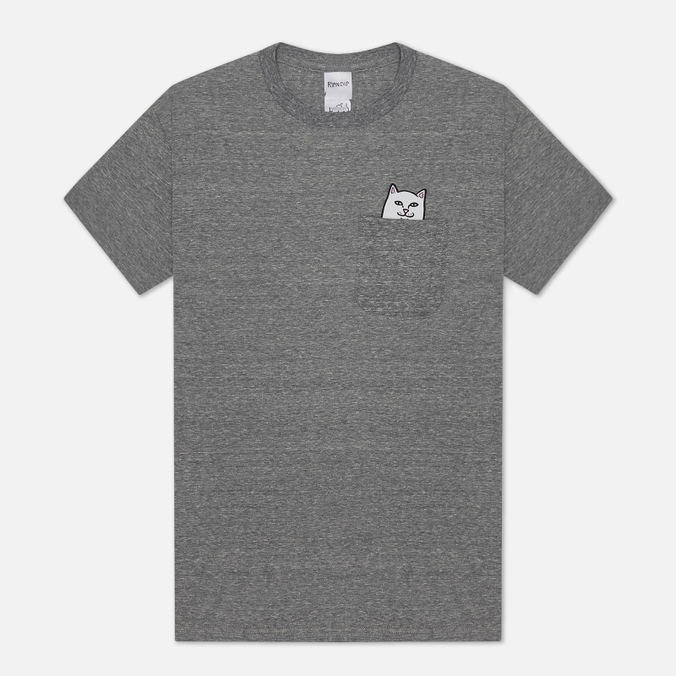 

Футболка мужская Ripndip Lord Nermal Pocket серая XL, Lord Nermal Pocket