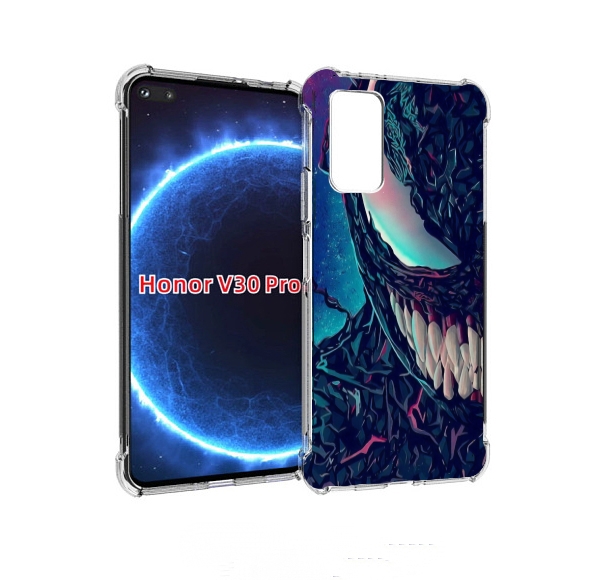 

Чехол бампер MyPads полу веном для Honor V30 Pro, Прозрачный, Tocco