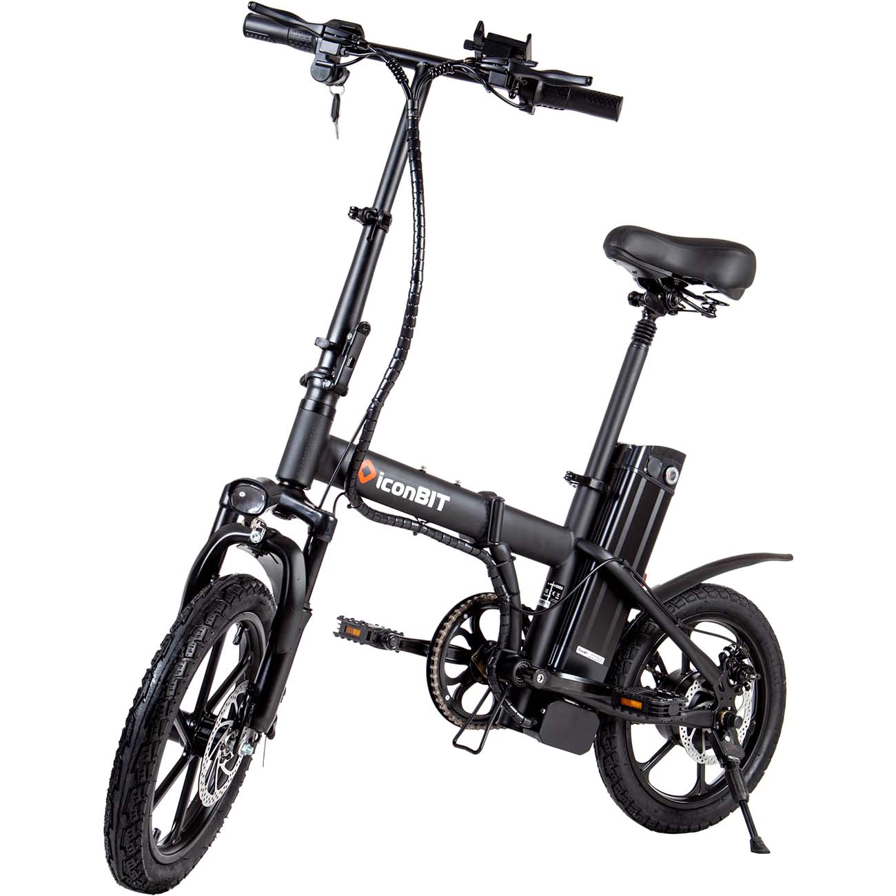 фото Велосипед iconbit e-bike k316 black (xlr3046)