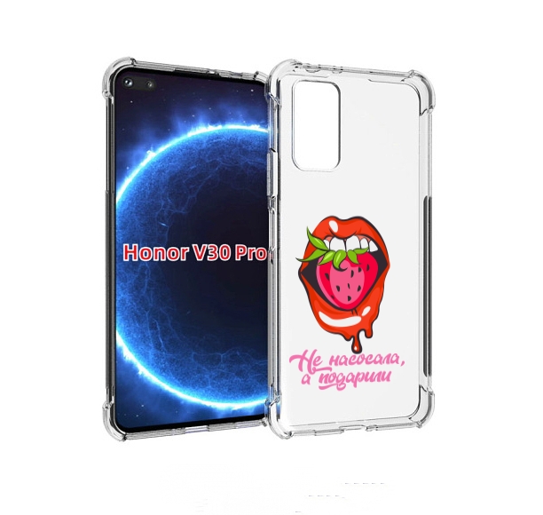 

Чехол бампер MyPads подарили для Honor V30 Pro, Прозрачный, Tocco