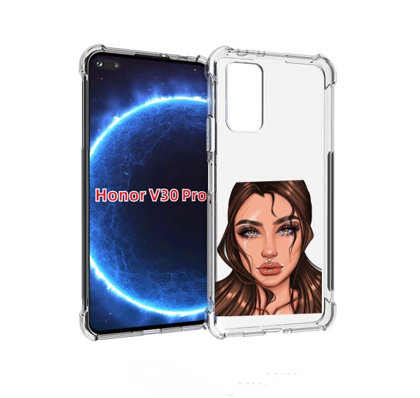 

Чехол бампер MyPads плачущая-девушка женский для Honor V3, Прозрачный, Tocco
