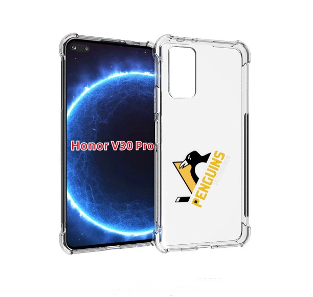 

Чехол бампер MyPads питтсбург пингвинс для Honor V30 Pro, Прозрачный, Tocco