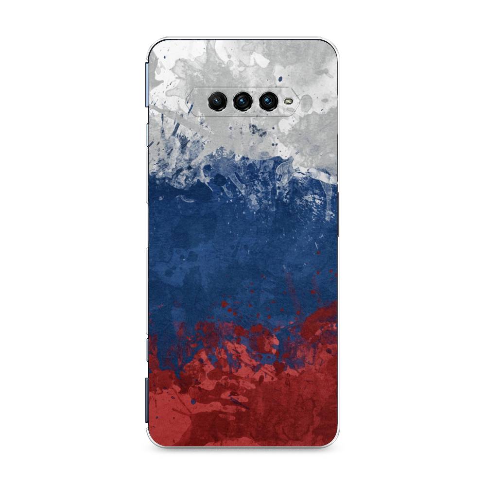 

Чехол Awog на Xiaomi Black Shark 4 pro "Флаг России неровный", Белый;синий;красный, 317650-5