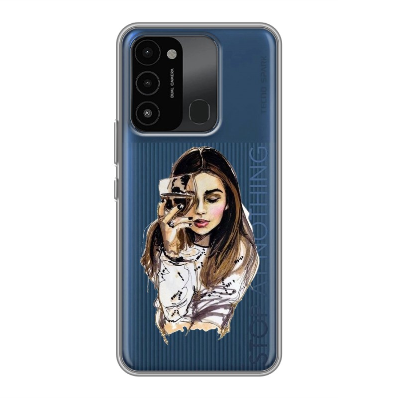 

Прозрачный чехол на Tecno Spark Go 2022 / Tecno Spark 8C