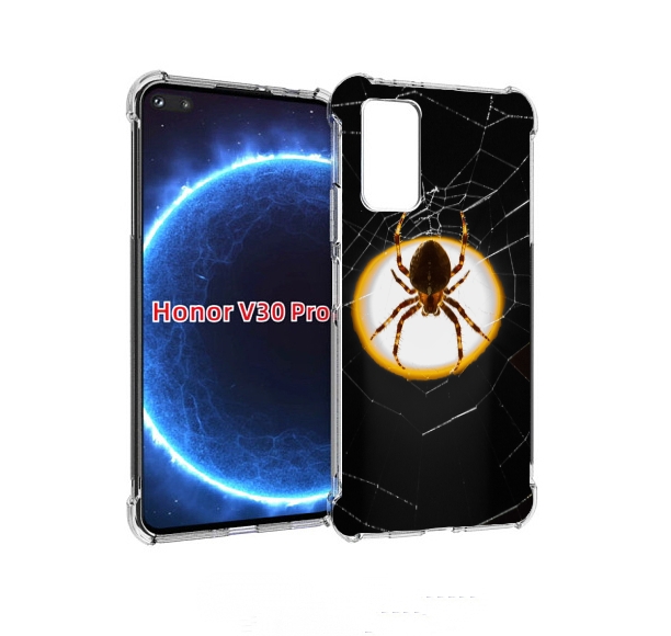 

Чехол бампер MyPads паук-с-паутинкой для Honor V30 Pro, Прозрачный, Tocco