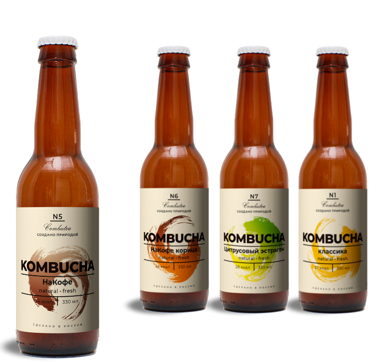 

COMBUTEA комбуча ассорти 2 4*0,33л