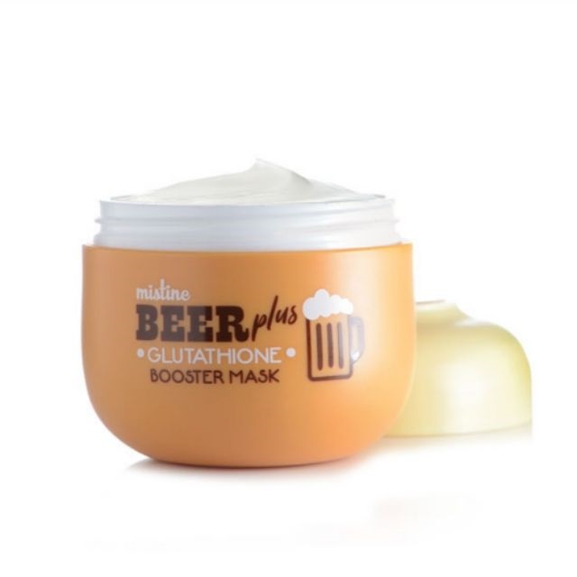 

Ночная маска-бустер для лица с пивом и глутатионом Mistine Beer Glutathione 50г, маска