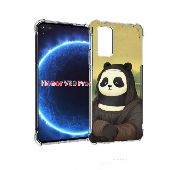 

Чехол бампер MyPads панда монализа для Honor V30 Pro, Прозрачный, Tocco