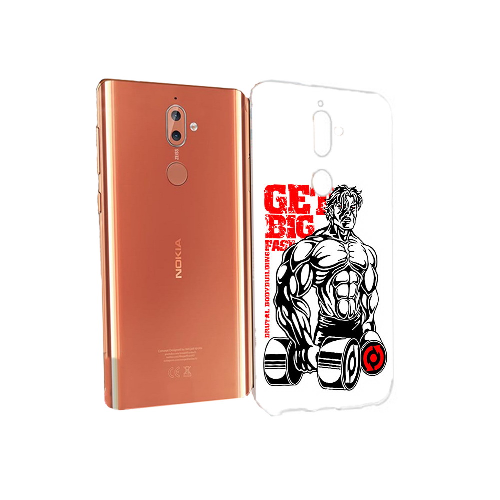 

Чехол MyPads Tocco для Nokia 9 накаченное тело (PT126479.94.495), Прозрачный, Tocco