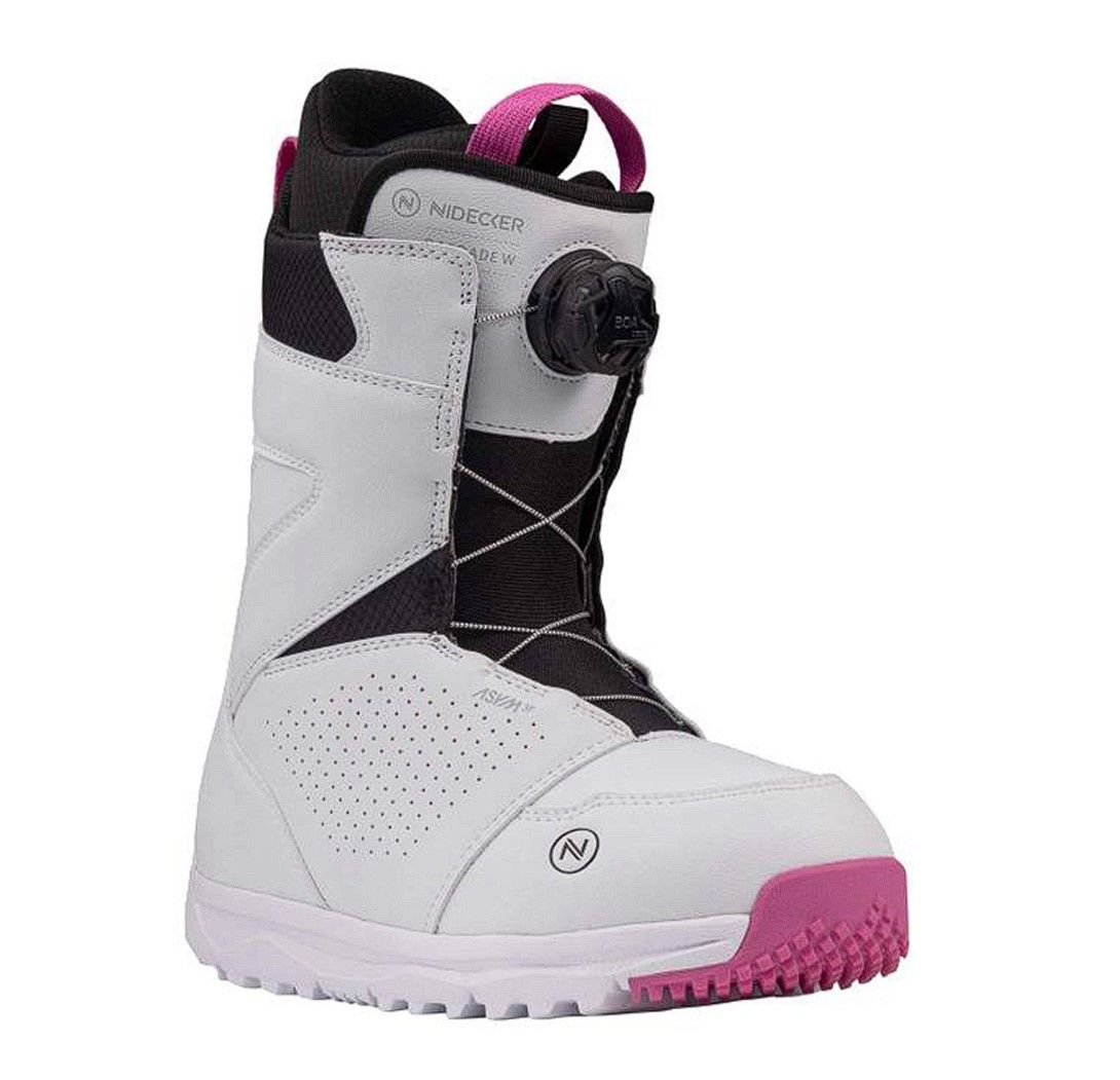 Ботинки для сноуборда Nidecker Cascade W 2022-2023 white 23 см